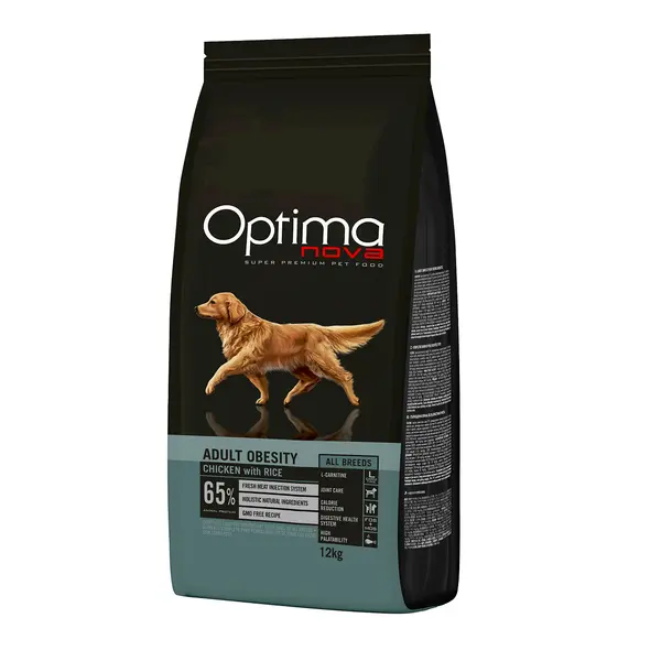 ONO32OB12 Optimanova dog adult All Breeds Obesity 12kg LG NOVO