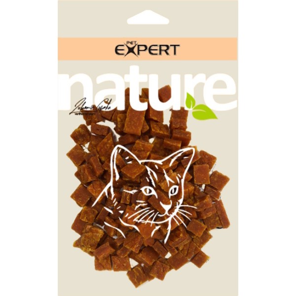 Poslastica za mace Expert Nature losos cubes 60g
