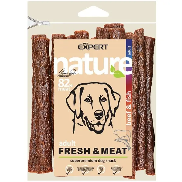 46167 Poslastica za pse Expert Nature Beef+Fish sticks 200g