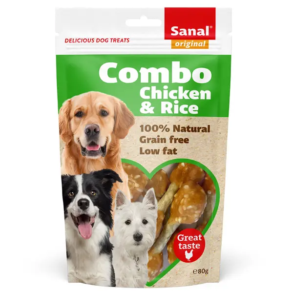SD2812 Poslastica za pse Sanal 80g Combo pile/riža