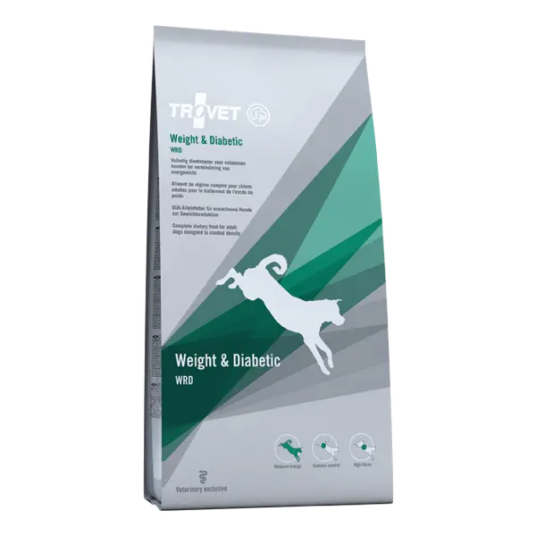 1047611 Trovet WRD 12,5kg Psi diabetic,weigh 1/1