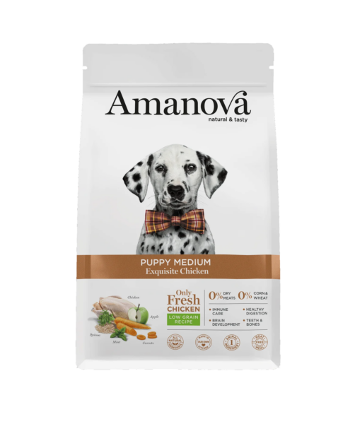 AMJ15PM12 Amanova dog puppy medium Exquisite pile 12kg