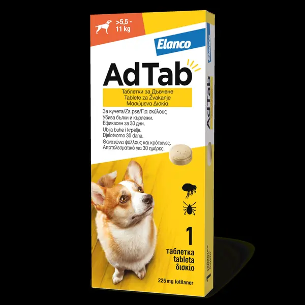 2345575 ADTab 225mg za pse 5,5-11kg