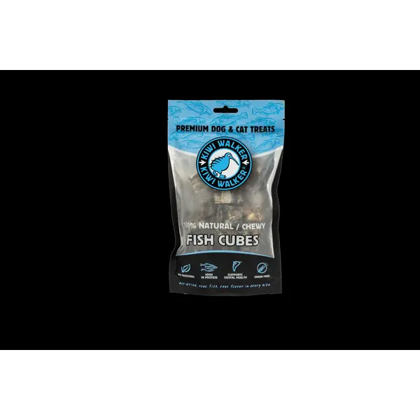 ODT-384 Poslastica za pse i mace Kiwi Fish cubes 100g