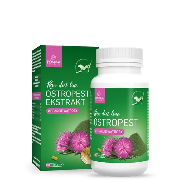 NIK1395 Pokusa RawDietLine Ostropest + milk thistle 120tbl