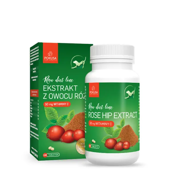 NIK325 Pokusa RawDietLine Rose hip 120tbl