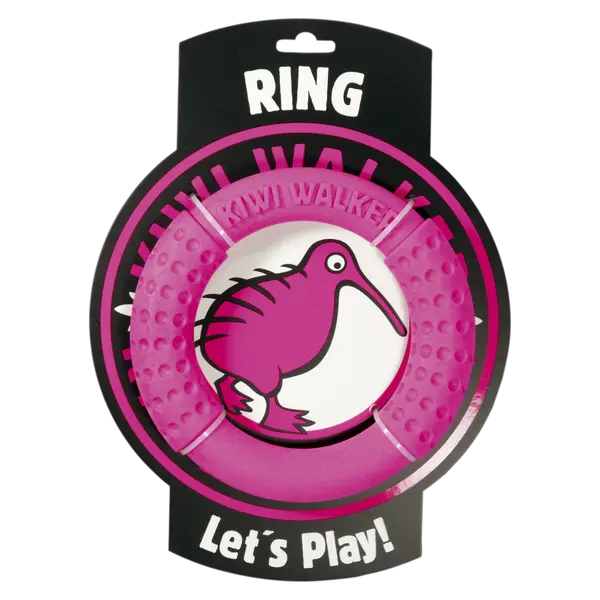 TPR-221 Igračka za pse Kiwi TPR Ring 18 cm pink