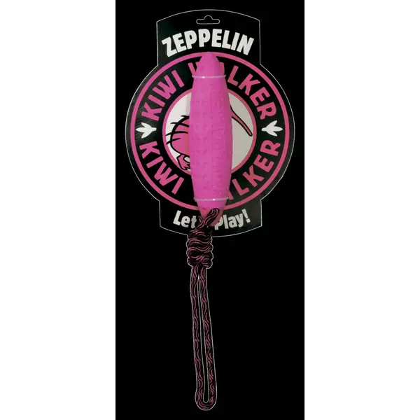 TPR-236 Igračka za pse Kiwi guma zeppelin 22cm pink