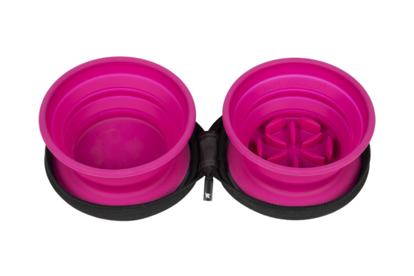 TVL-869 Posuda Kiwi Double Travel Slow 700ml pink
