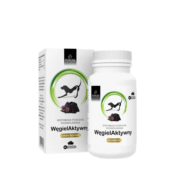 NIK89 Pokusa GreenLine Activated Charcoal & Thitsle 60 kaps