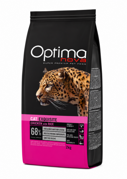 ONC14EX06 Optimanova cat adult Exquisite Pile/riža 6kg LG NOVO