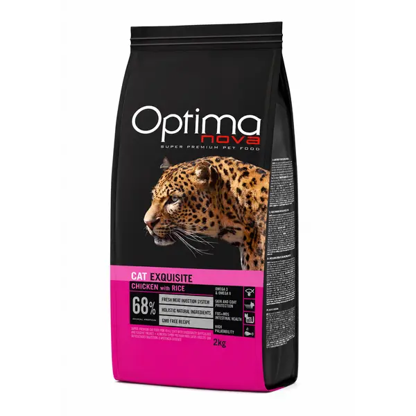 ONC14EX06 Optimanova cat adult Exquisite Pile/riža 6kg LG NOVO