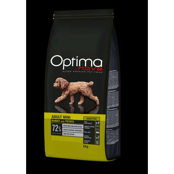 ONO15RN06 Optimanova dog adult Mini Digest. kunić/krumpir 6kg GF