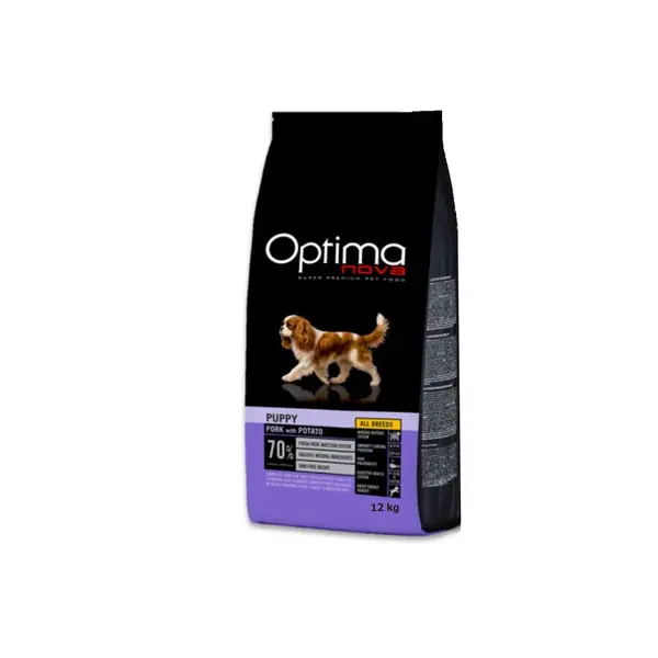 ONO39PP12 Optimanova dog puppy medium svinjetina 12kg LG