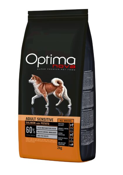 ONO20SS02 Optimanova dog Adult Sensitive losos krumpir 2kg GF