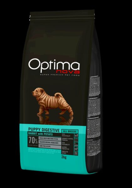 ONO21DP02 Optimanova dog puppy Digestive kunić/krumpir 2kg GF