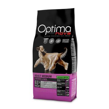 ONO31AM02 Optimanova dog adult medium pile/riža 2kg LG NOVO