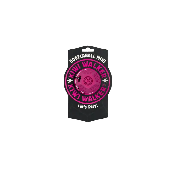 RUB-854 Igračka za pse Kiwi guma lopta za poslastice 7cm pink
