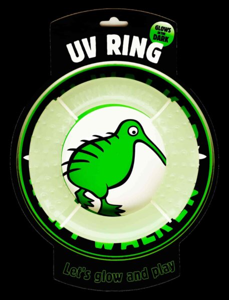 TPR-502 Igračka za pse Kiwi TPR Glow ring 18cm