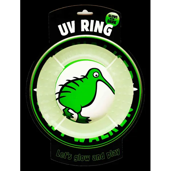 TPR-502 Igračka za pse Kiwi TPR Glow ring 18cm