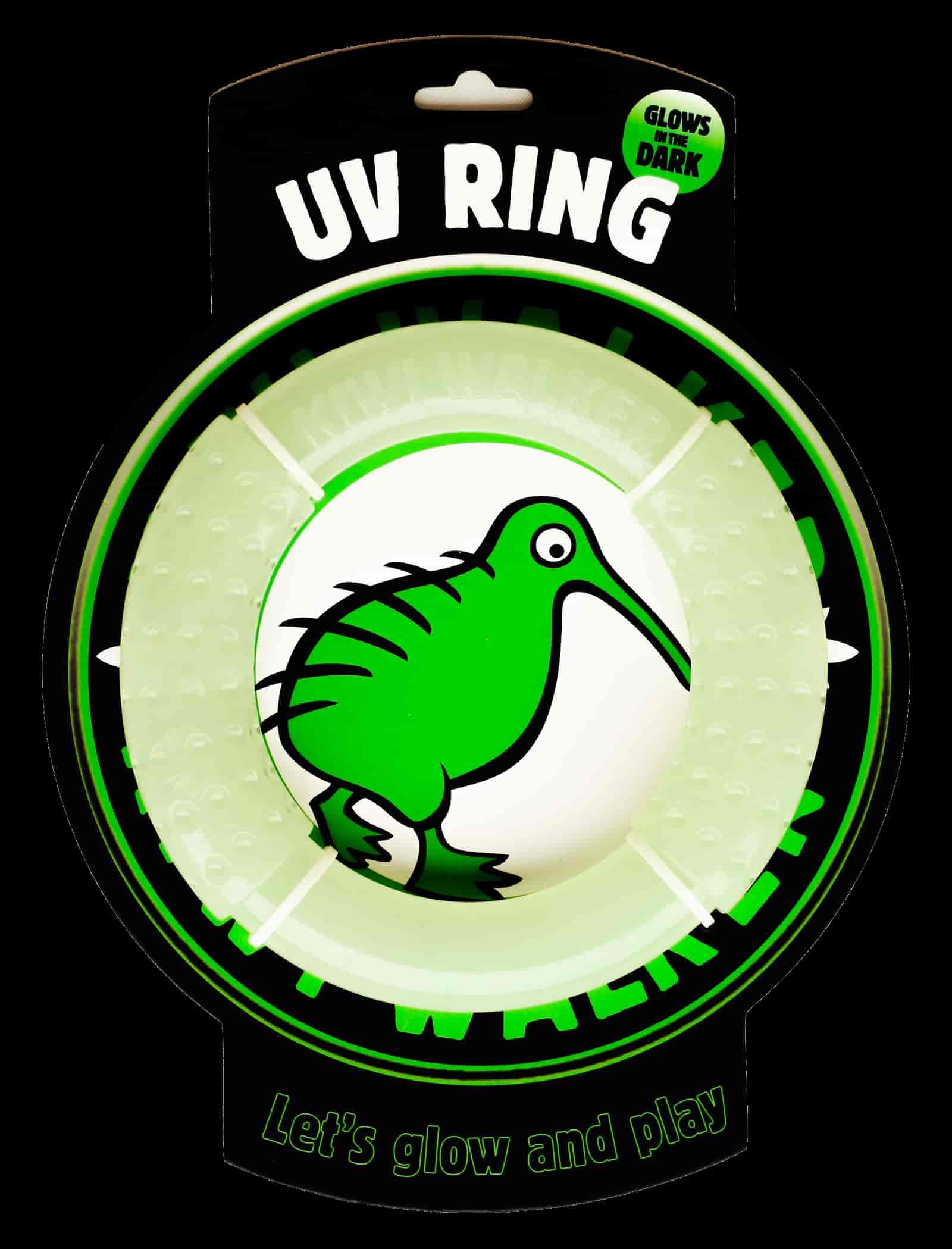 TPR-502 Igračka za pse Kiwi TPR Glow ring 18cm