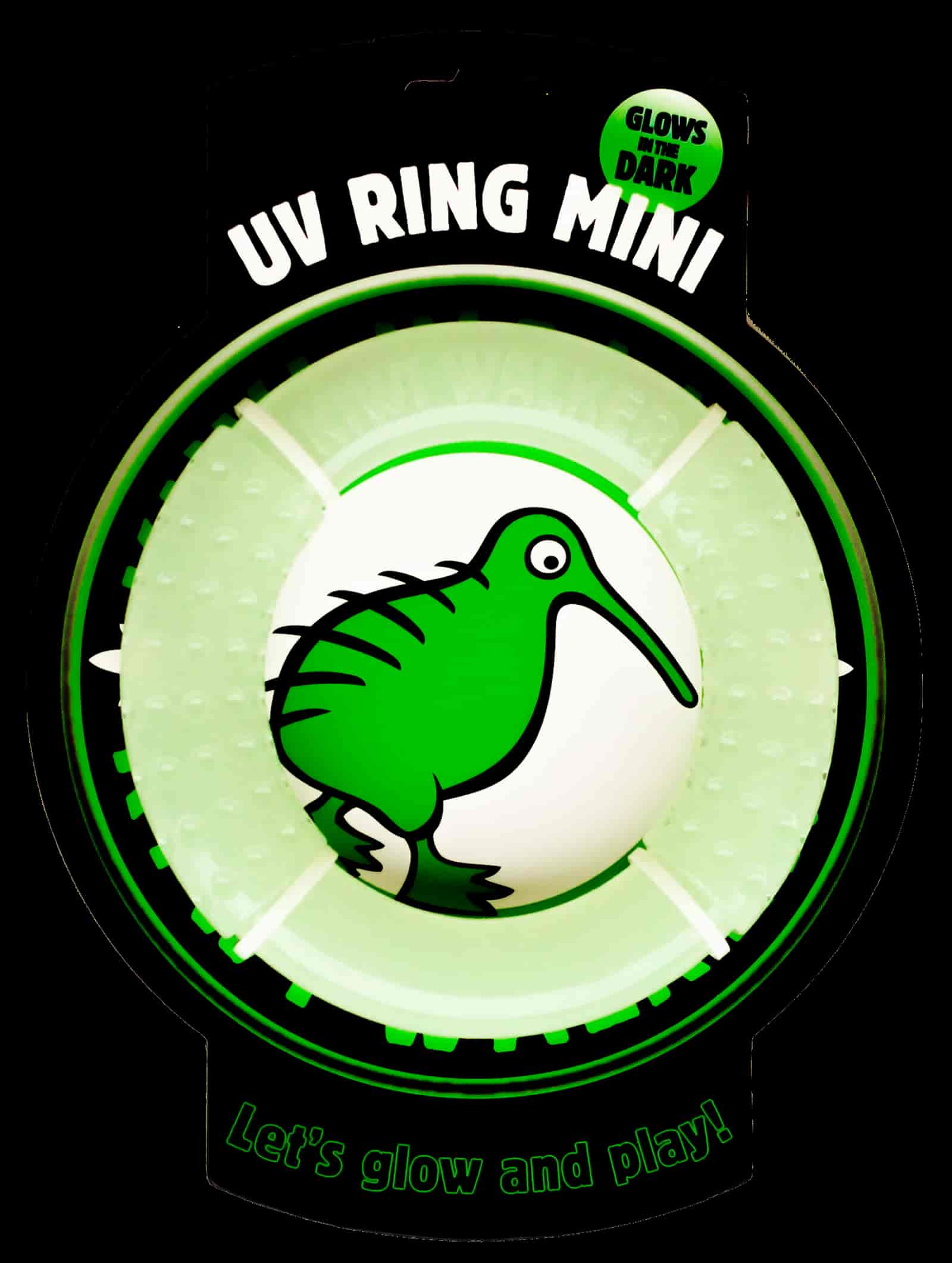 TPR-503 Igračka za pse Kiwi TPR Glow ring 13cm